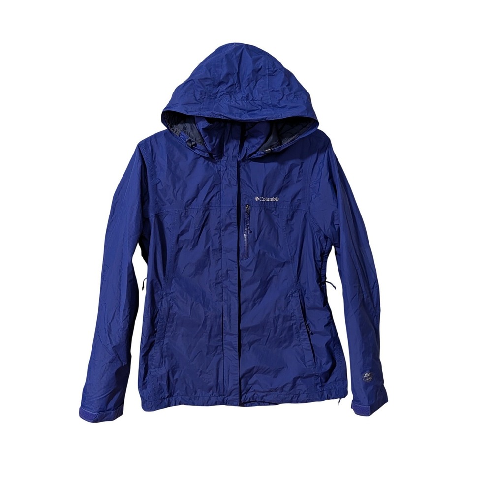 Columbia Omni-Tech Rain Jacket Hooded Waterproof Ripstop Medium Gorpcore RL2439